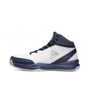 Peak Non-Slip Mens Basketball Shoes - White/Blue