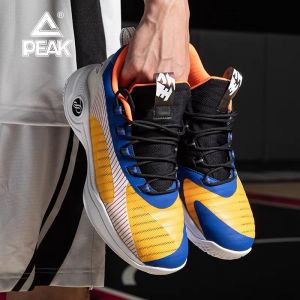 Peak Tony Parker Cavalry P-MOTIVE Series Combat Basketball Shoes - Orange/Blue