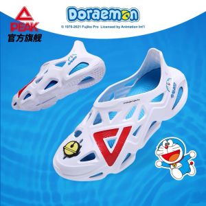 Doraemon x Peak Taichi Summer Mens Hole Sandals - White/Red/Blue 