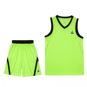 Peak Mens Basketball Short Suit - Green