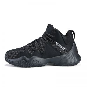 Peak Mens Combat Basketball Game Sport Shoes - Black