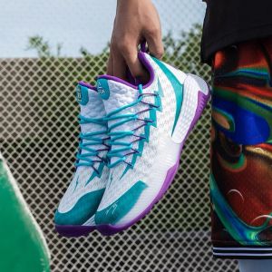 Peak Lightning 2019 Louis Williams Men's Basketball Shoes - Green/White/Purple
