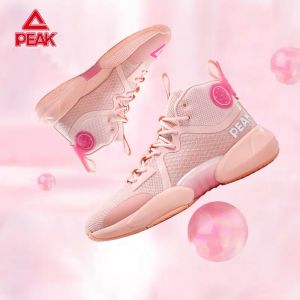 Peak All-round High Actual Basketball Shoes - Pink