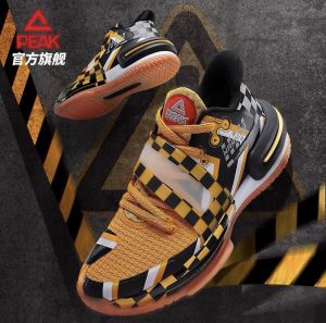 Peak x Taichi Flash 2 Underground 2020 “Warning” Basketball Sneakers 