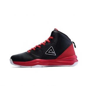 Peak Shock-absorbing Outfield Low Basketball Shoes - Black/Red