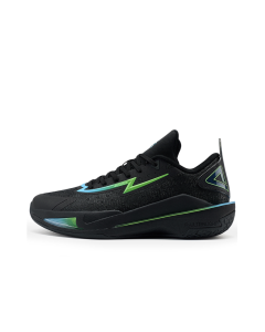PEAK Lightning 11 Men's Basketball Shoes - Black Green