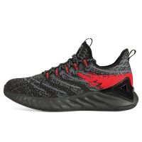 Peak TaiChi 1.0 " Alita" Men's Professional Running Shoes - Black/Grey/Red