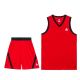 Peak Mens Basketball Short Suit - Red