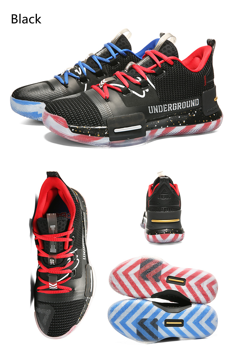 Peak x Taichi “Underground Goat” Louis Williams Basketball Sneakers -  mandarin duck colours