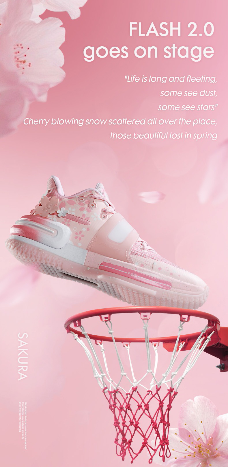 Zapatillas de baloncesto PEAK - Lou Williams 3 Cherry Blossom Talla -  Adulto 44 Color Rosa